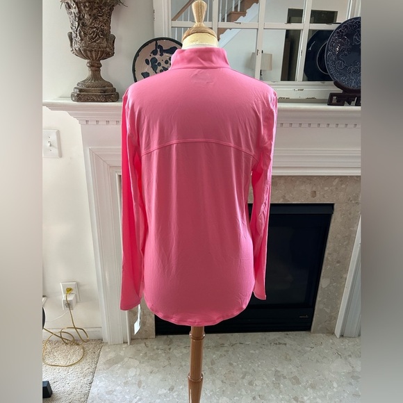 NWT PGA Tour Pink Long Sleeve Women's Half Zip Pullover - Picture 5 of 9